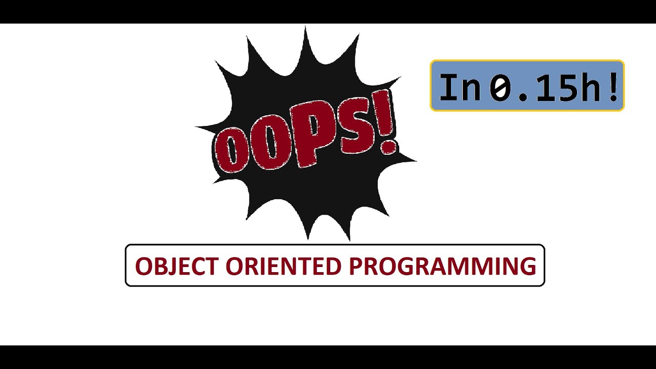 OOPs concepts | Object Oriented Programming | simpler way - YouTube