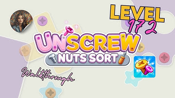 Unscrew Nuts Sort: Pin Puzzle Level 172