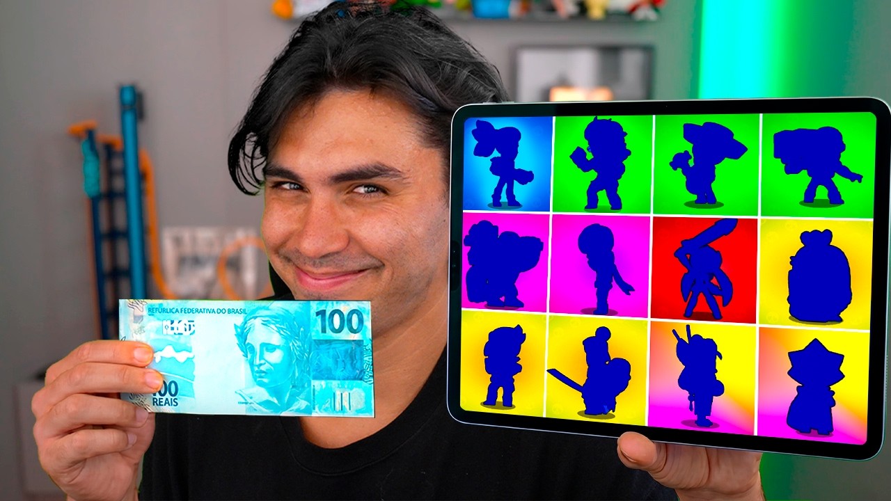 O QUE 100 REAIS LIBERA EM DIFERENTES CONTAS DE BRAWL STARS?