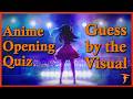Anime Opening Quiz — Guess Anime by Muted Clips (30 OP)