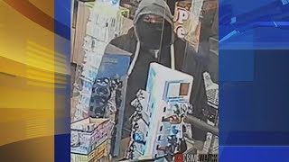 CAUGHT ON VIDEO: Police search for serial armed robber