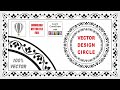 Vector Border Circle Design in Corel draw बॉर्डर सर्कल डिज़ाइन | CDTFB | Learn corel with cdtfb |