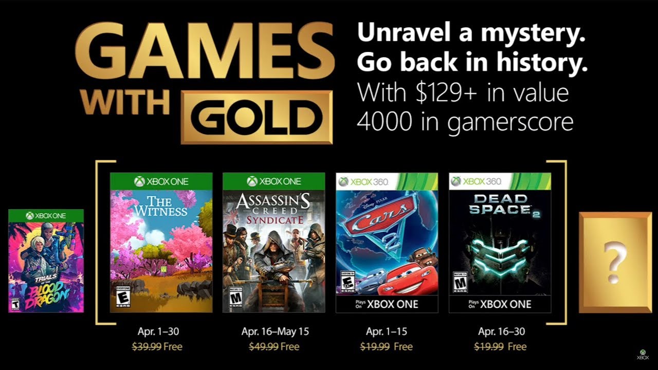 Confira os jogos grátis da Gold para Xbox One e 360 em Abril - Combo  Infinito