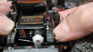 Amazing Strength! SCX24 EMAX Servo Install - Micro Crawler Upgrade