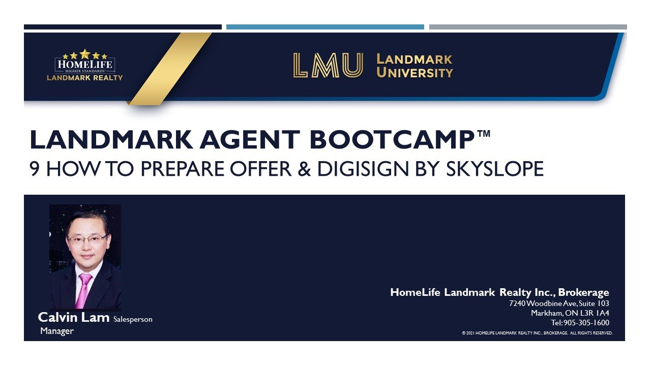 2024 Bootcamp 9 How to Prepare Offer & Digisign by Skyslope