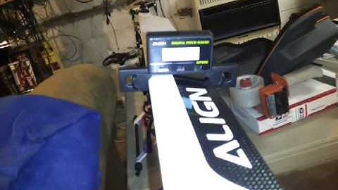 Align ap800 digital pitch gauge in use