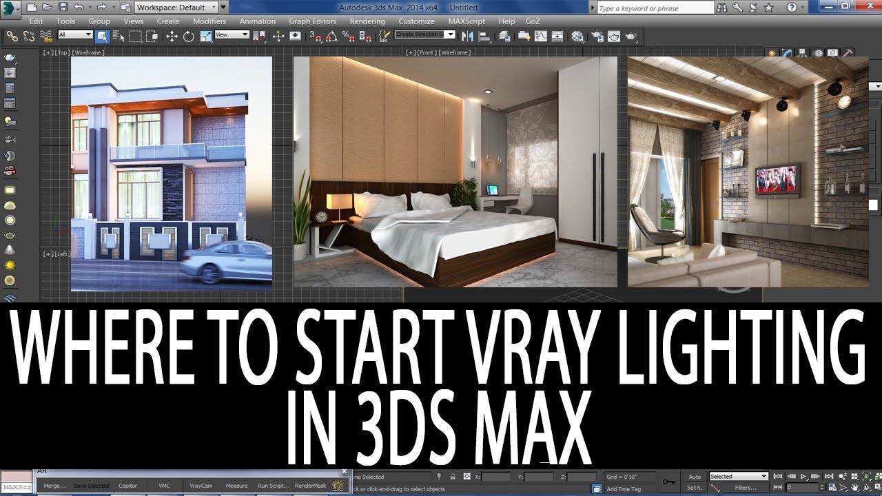 VRAY TUTORIAL 3DS MAX IN HINDI | WHERE TO START LIGHTING WITH ATUL ...