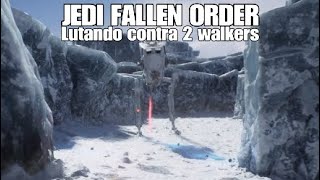 Jedi Fallen Order #28 Lutando contra 2 walkers
