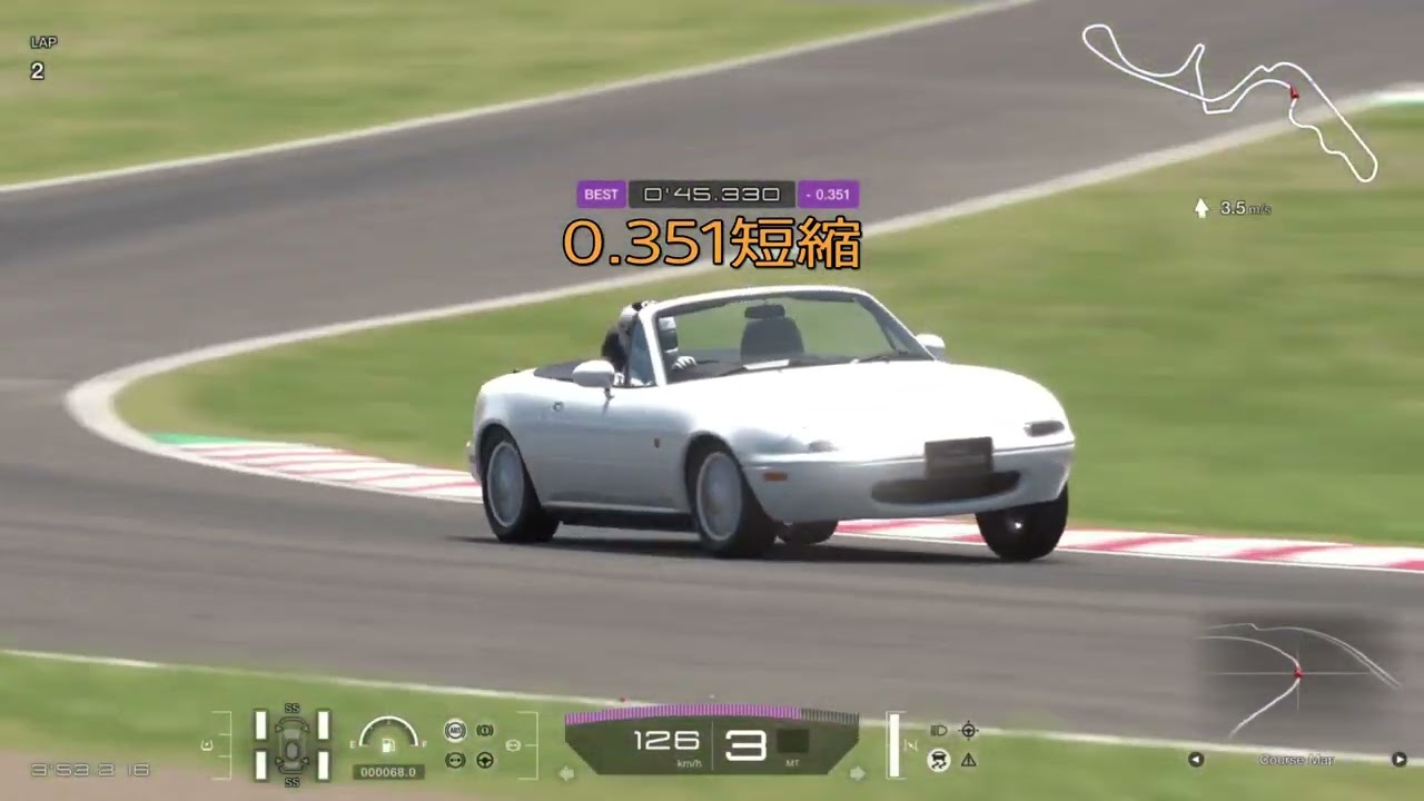 1989年式 MAZDAロードスター（NA）/ 鈴鹿サーキット