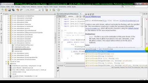 aula 4791 java seIII   Relatorios na porta LPT1 PrintStream FileOutputStream e em Arquivo TXT