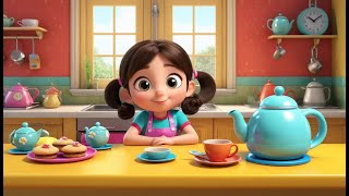 Polly Put the Kettle On Rhyme Song | Nursery Rhyme & Lyrics for Kids | Educational Kids Songs