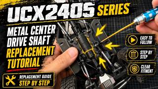 UDIRC UCX2405 Series Metal Center Driveshaft Replacement Tutorial | Step-by-Step Guide