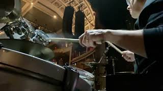 Mangini - Invisible Monster 1st half  (DrumCam)