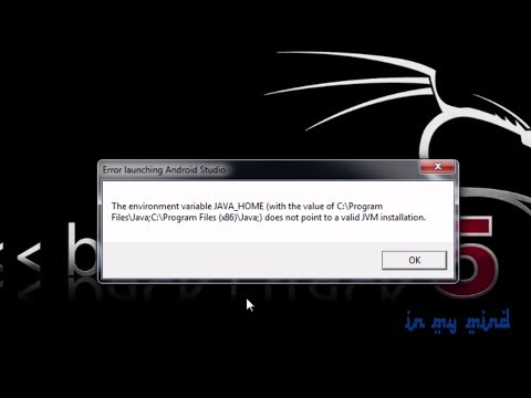 How To Resolve Error JVM After Install Android Studio