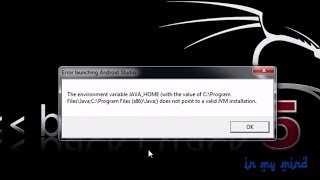 How To Resolve Error JVM After Install Android Studio