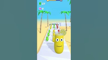 JUICE RUN 🥤🍉🍹 All Level  Gameplay Walkthrough Android, ios max 2024 #julcerun #shorts