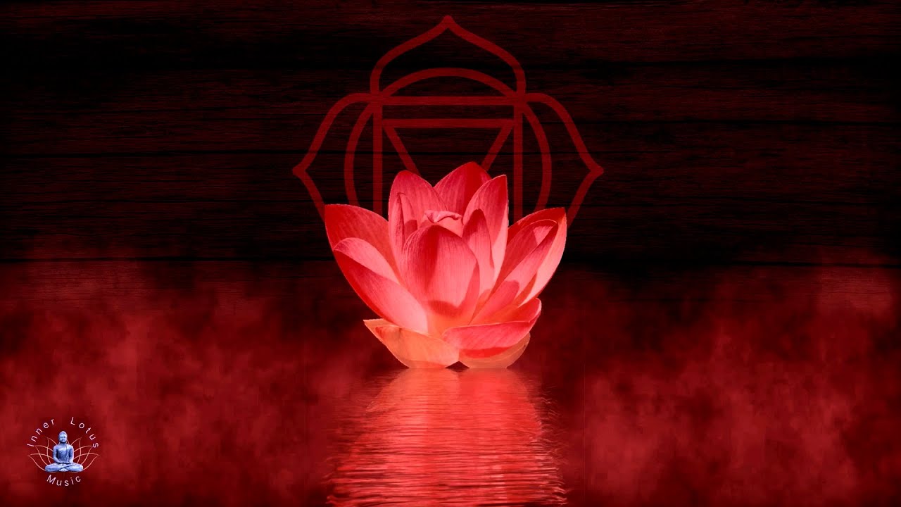 Root Chakra Peaceful Healing Meditation Music   Crystal Singing Bowl      Flute   Water   - Series