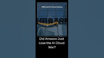 AMAZON LOOSING AI CLOUD WAR