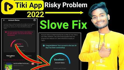 Account status risky kyu dikha raha hai | tiki app risky/average/excellent kya problem slove | tiki