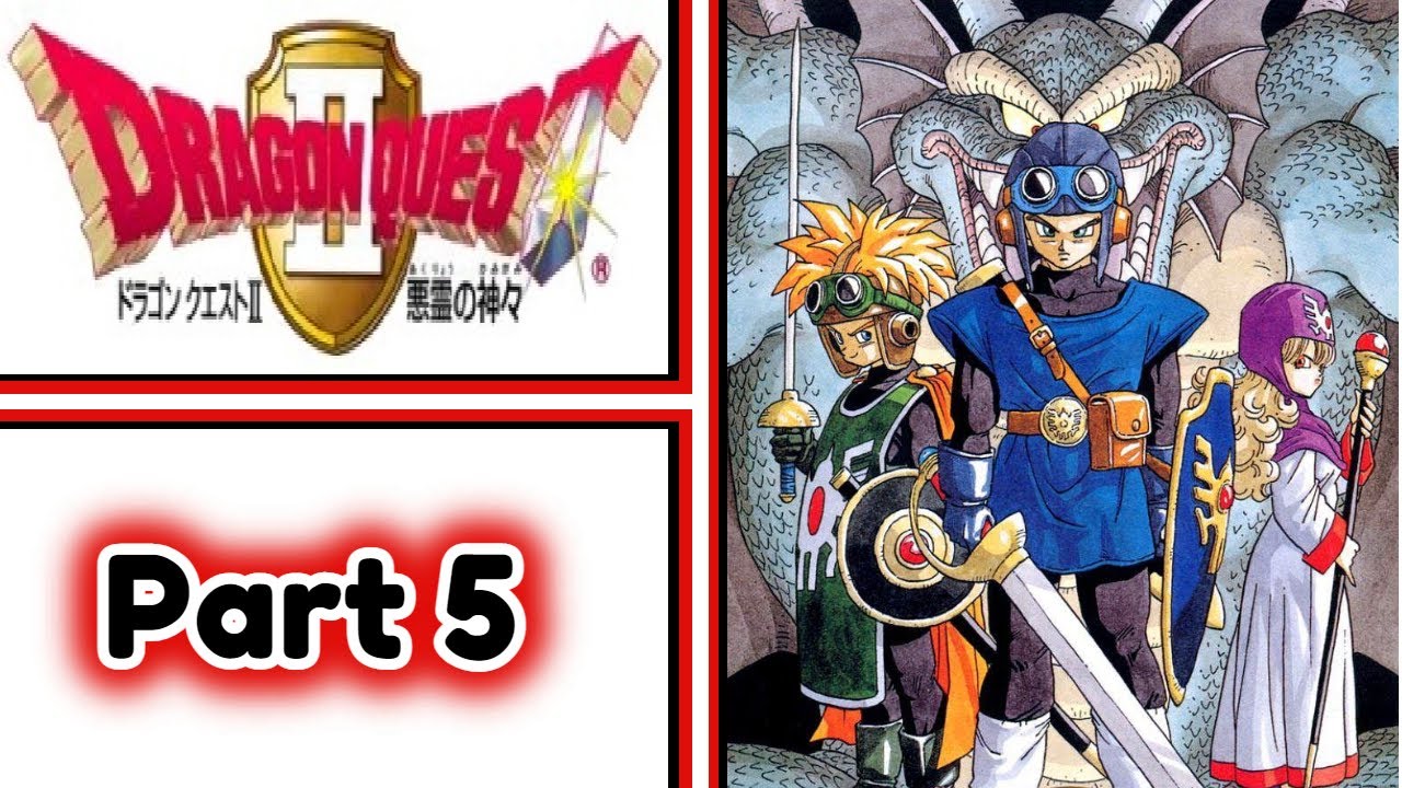 Dragon Quest 2 SNES | Charlock Castle, Lighthouse, Star Crest | Part 5