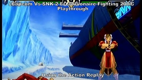 Capcom vs Snk 2 EO Millionaire Fighting 2001 Chun Li Playthrough using the AR for GC :D #Nintendo
