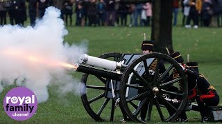 Gun salutes mark Queen’s 67 years on throne