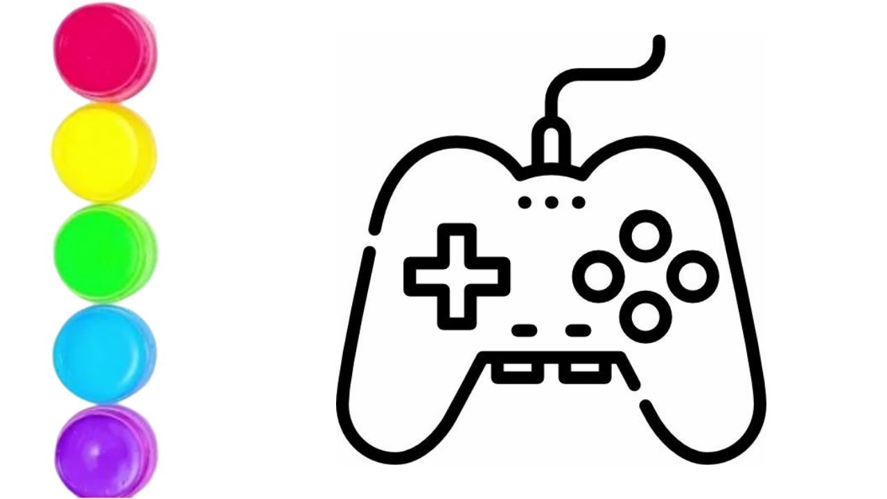 Como desenhar um CONTROLE de Vídeo Game 