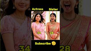 South Indian actress and their sister’s age difference🔥😍 #shorts #actress #saipallavi #south