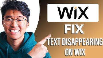 How to Fix Text Disappearing on Wix (SIMPLE & Easy Guide!)