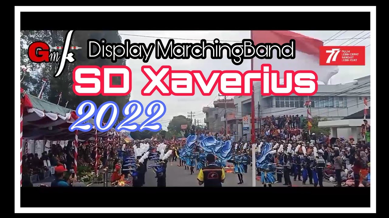 Display Marchingband/Drumband SD XAVERIUS Kabanjahe || Pawai Anak HUT RI 77 di Kabanjahe