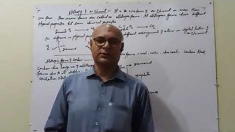 Allotropy of an element and carbon | P - block Elements | chapter 4th | lec#5 |sindh board education