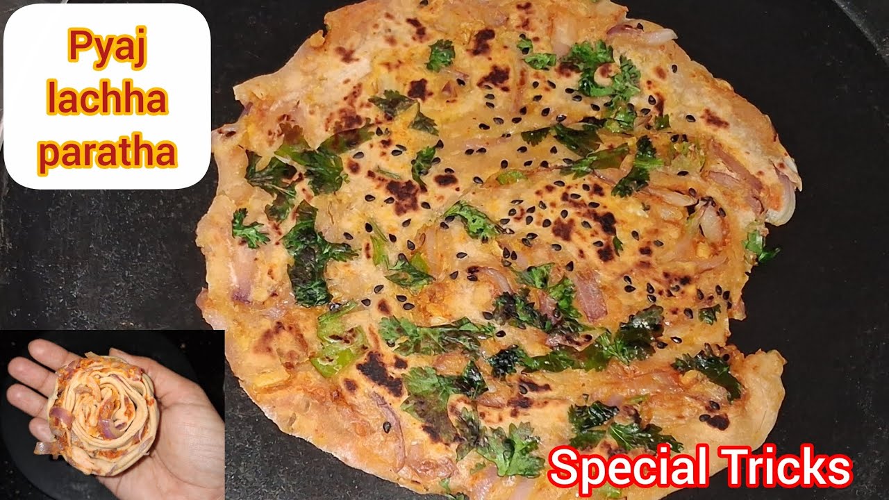 Dhaba Style Pyaj Lachha Paratha Ghar Par Kaise Banaye | Bhoomi Ki Rasoi #youtube 