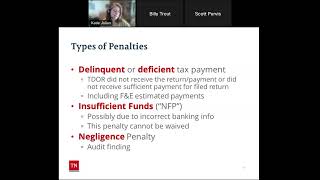 Tax Webinar: State Tax Compliance and the Collections Process