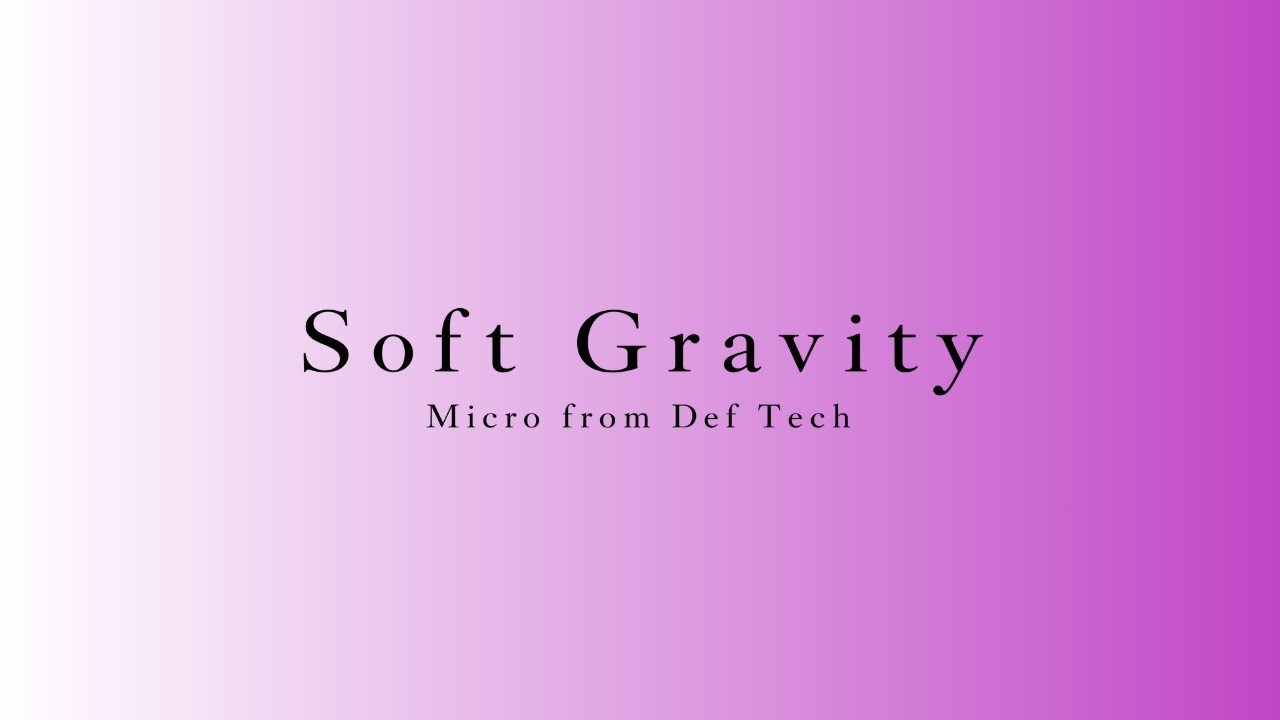 Mira Micro from Def Tech - Soft Gravity 【Audio】 en YouTube Mira Micro from Def Tech - Soft Gravity 【Audio】 en YouTube
