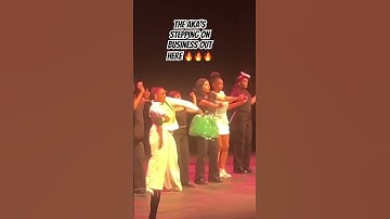 The AKA’s stepping on business out here 🔥🔥#alphakappaalpha #stepshow #homecoming2024 #shorts