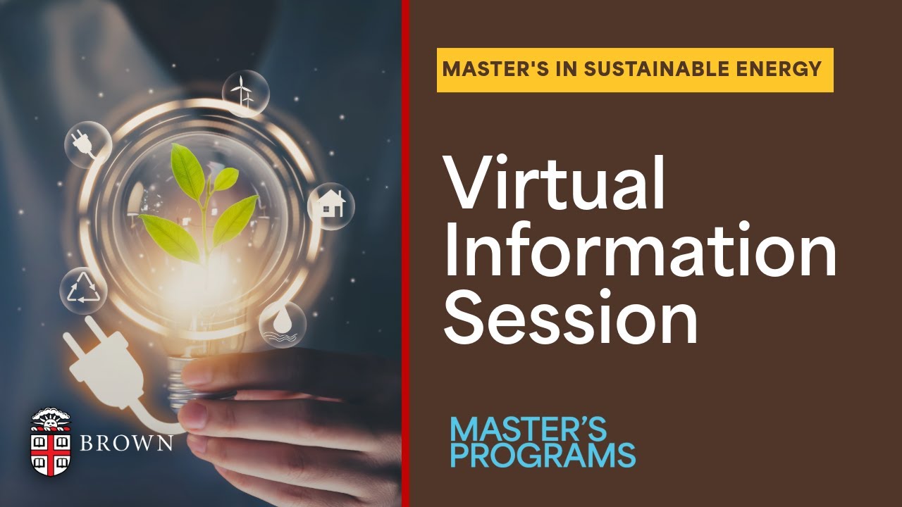 Sustainable Energy | Virtual Information Session | October 8, 2025
