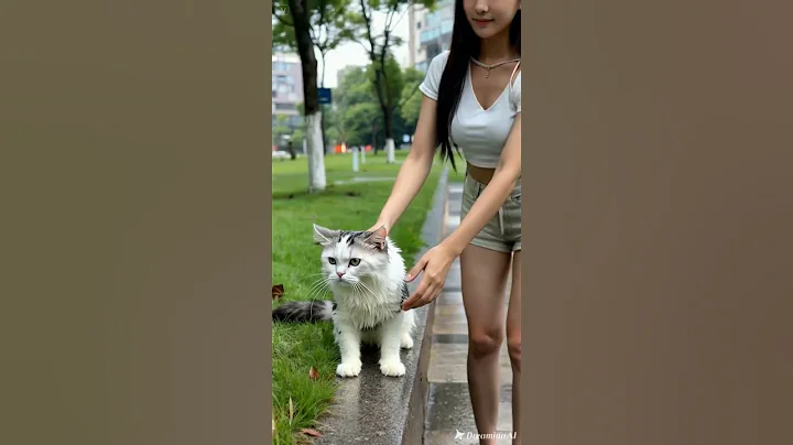 Video 10760921: white persian cat, persian cat black white, cat kucing, cat cute beautiful, cat chinese, cat girl