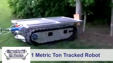 1 Metric Ton Tracked Robot: T-2200 by SuperDroid Robots