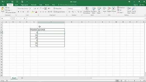 How to Use the ACOSH Function in Excel
