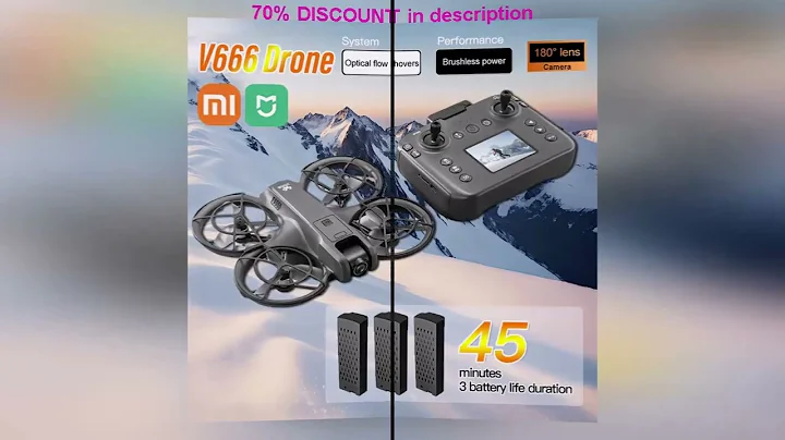 A must-have product! Xiaomi V666 Mini Drone 4K Professional Aerial 8k Dual Camera Intelligent obst