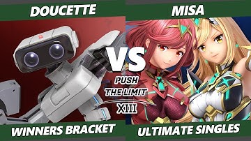 Push the Limit 13 - Doucette (ROB) Vs. Misa (Pyra Mythra, Min Min) SSBU Ultimate Tournament
