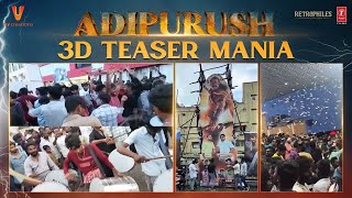 Adipurush 3D Teaser Mania | Prabhas | Kriti Sanon | Saif Ali Khan | Om Raut | UV Creations