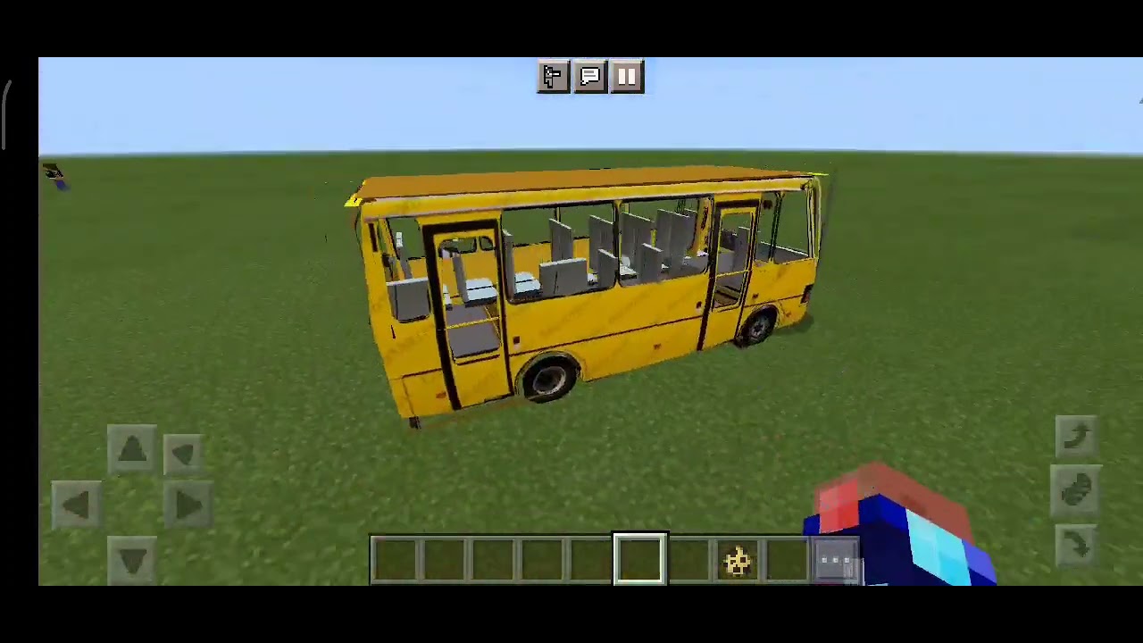Майнкрафт машины автобусы