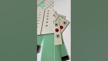 membrane switch with colors LEDs