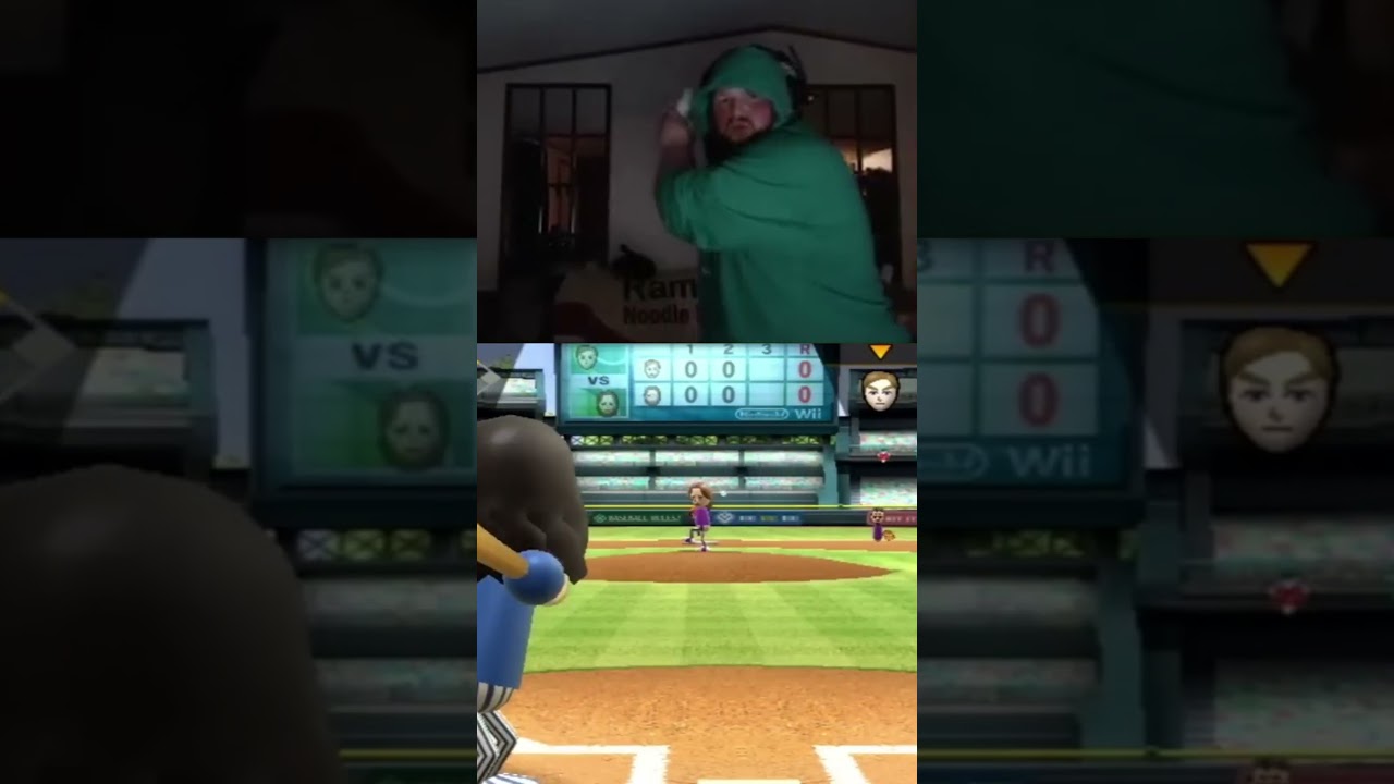 CaseOh hits back to back Home Runs in Wii Sports
