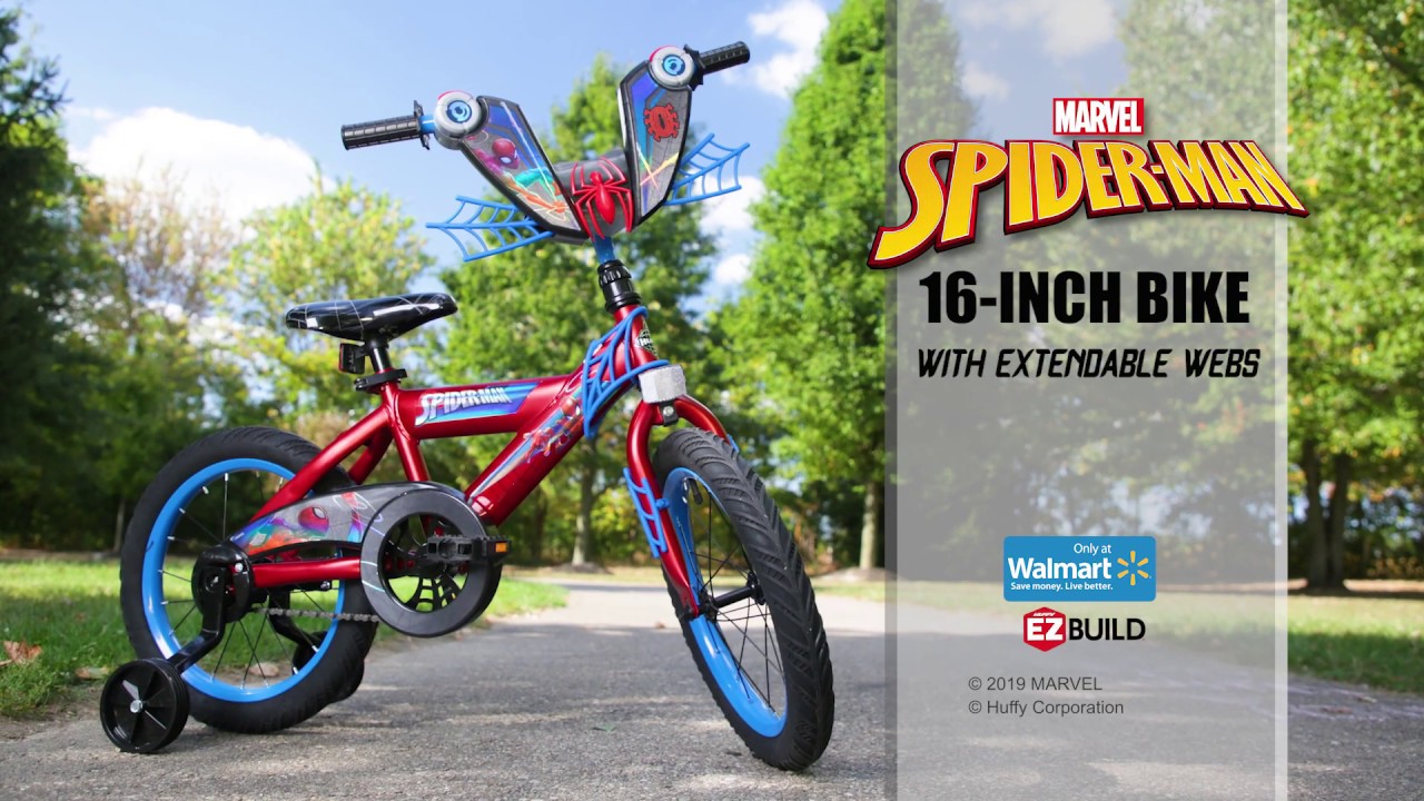 huffy spiderman bike 16