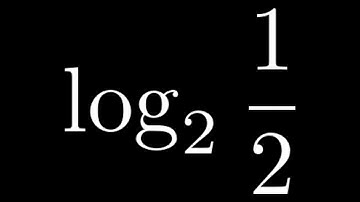 Computing Logarithmic Values log_2(1/2) MyMathlab