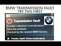 How To Clear BMW Transmission Fault Error!!!!! Try This First Before Heading To A Mechanic $$$$$