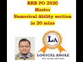 IBPS RRB-PO 2020--Master the numerical ability section