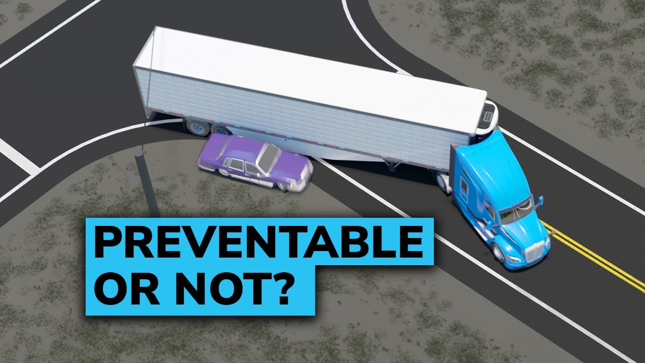Truck driver gets blindsided by an impatient driver was this accident